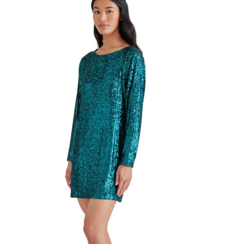 NWT Steve Madden Holiday Ginger Sequin Mini Dress Size M
